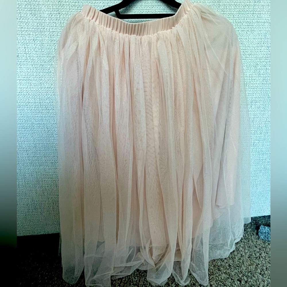 Peach tulle skirt Mossimo by target